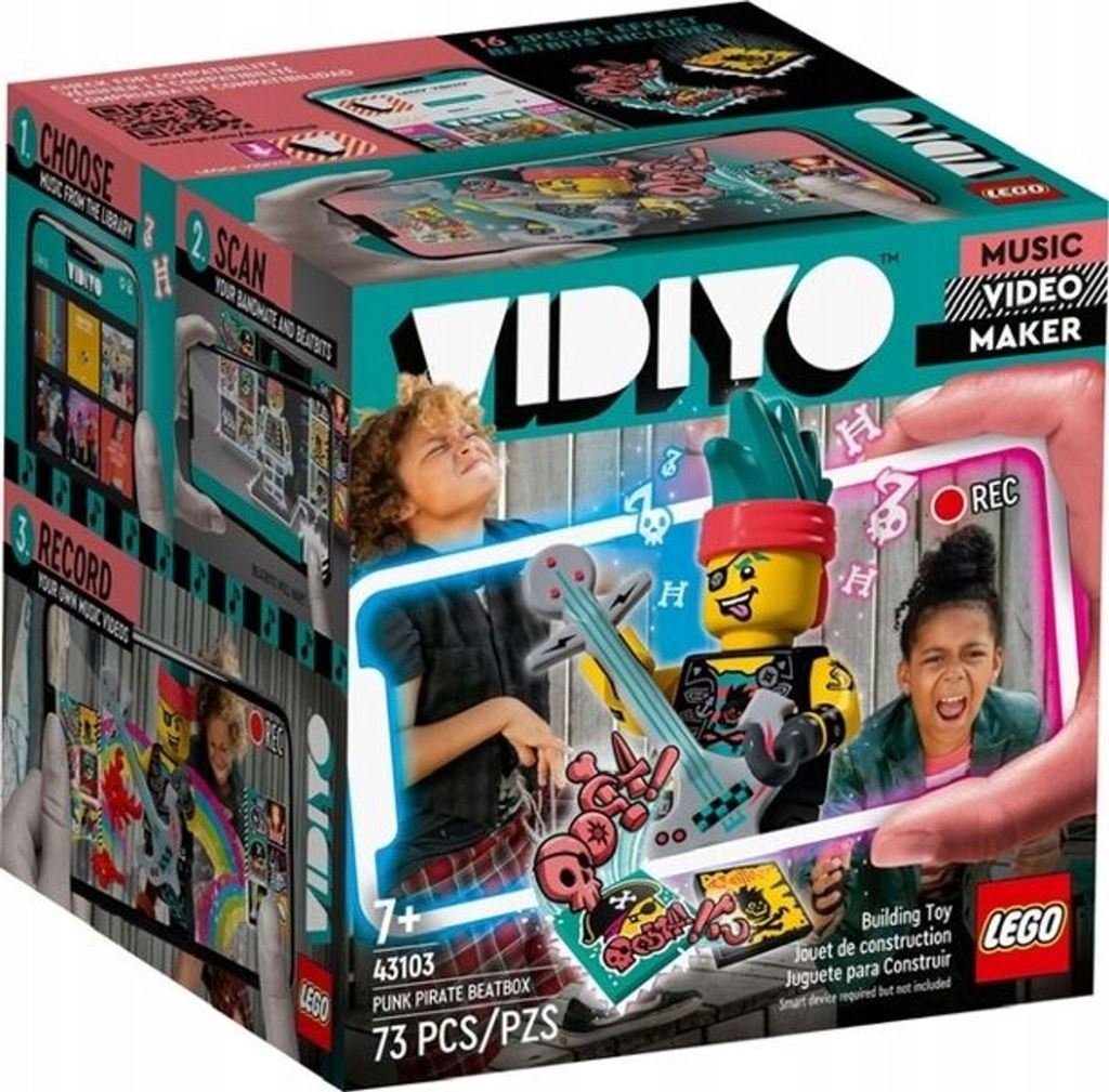 LEGO VIDIYO Punk Pirate BeatBox, Zestaw do budowania, 7 Zdjęcie produktu 