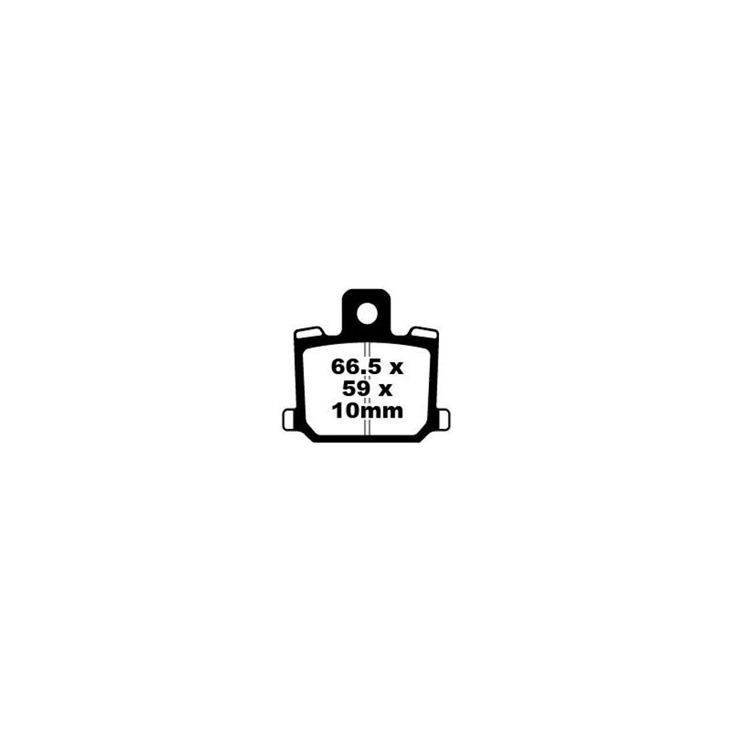 FA070 EBC Blackstuff Bremsbeläge