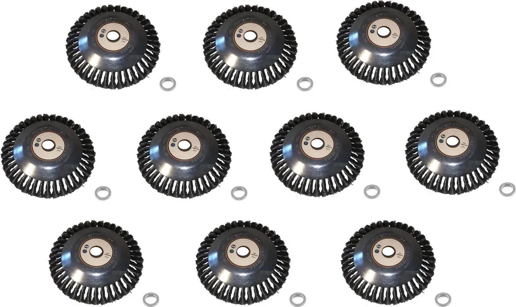 Spazzola per Erbacce Universale 200mm - 36 Mazzetti Acciaio