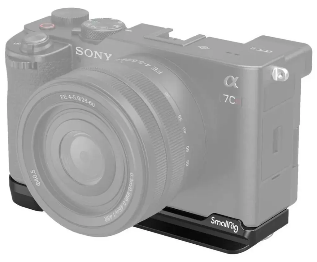 SmallRig 4438 Plaque de montage de base pour Sony A7C II et A7C R Noir