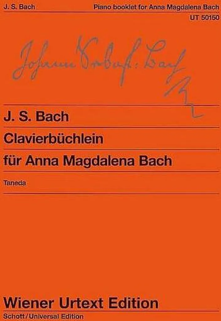 Recueil Bach : Le Petit Livre d'Anna Magdalena Bach pour Piano et Clavecin
