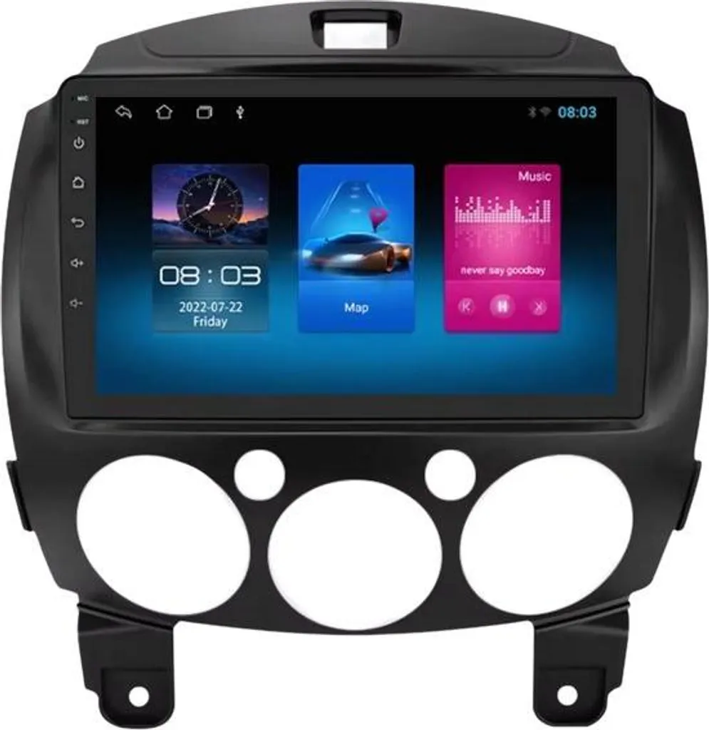 Système de Navigation Multimédia Mazda 2 avec Bluetooth et CarPlay