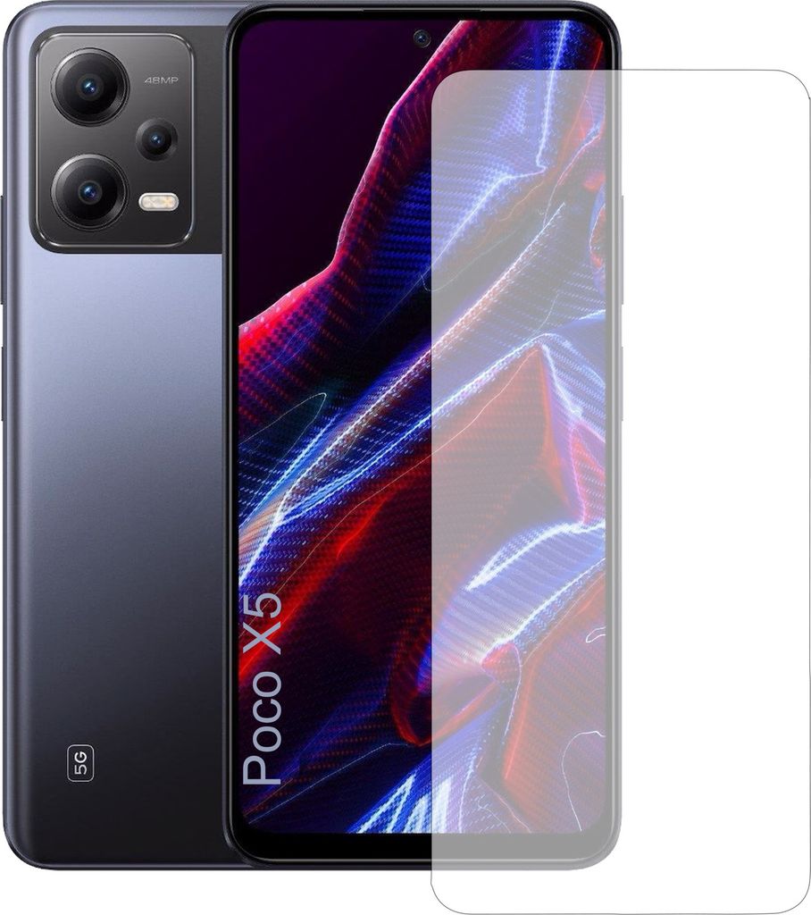 Display-Schutzfolie Displayschutz-Glas 9H Glas für Xiaomi Poco X5