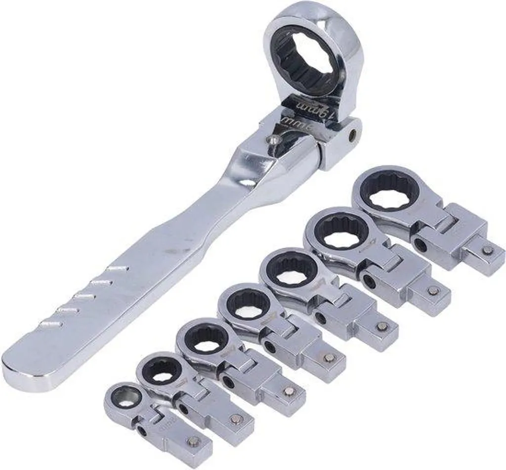 Coffret de clés à douilles interchangeables 8-19 mm pour mécanique auto