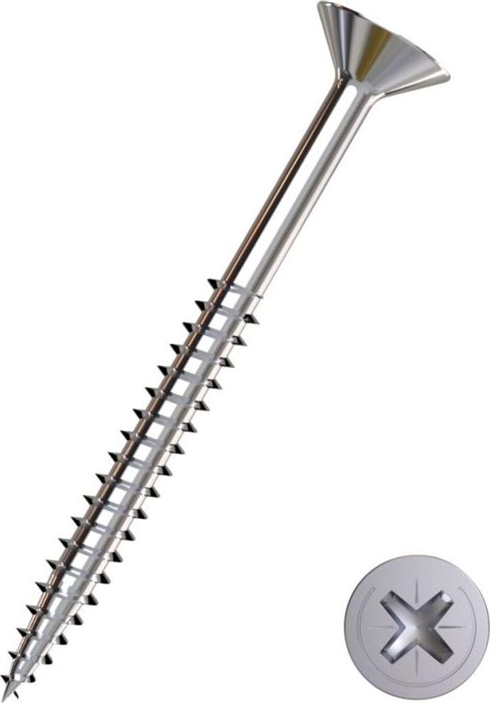 Connex Universalschrauben 5.0 x 50 mm PZ 2 Senkkopf - 200 Produktbild 