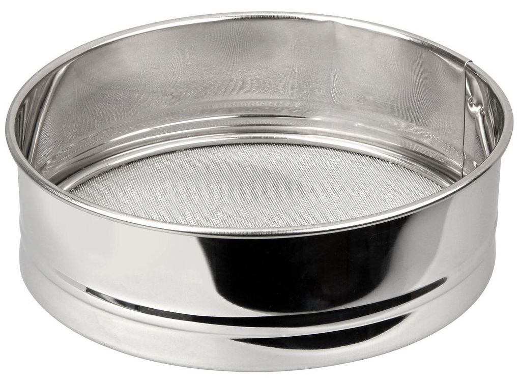 Tamis de cuisine inox extra fin 18 cm de diamètre Image du produit 