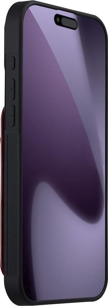 iPhone 17 Pro Hülle - LC.IMEEKE L3 - Leather Back Cover mit Kartenhalter - MagSafe Compatible - Rot