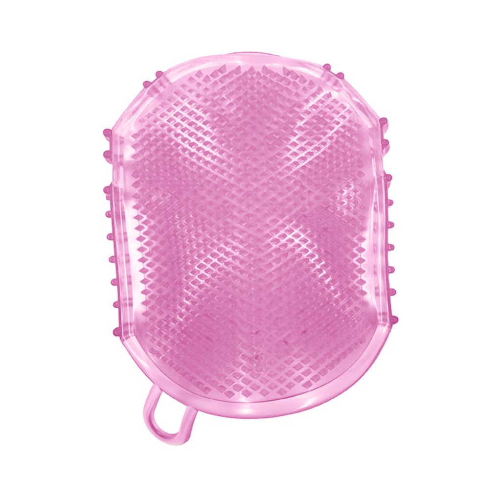 Kopfhautbürste gesunde weiche, bequeme Hautpflege Reinigung gesunder Massagebürste für Zuhause-Rosa