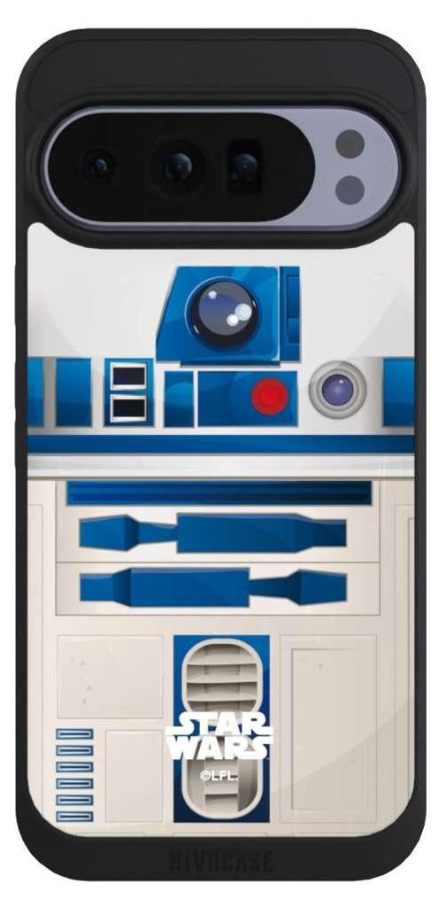 NIVOCASE Handyhülle für Google Pixel 10 Pro XL Hülle NIVOpure Case Schwarz Fanartikel Star Wars R2D2