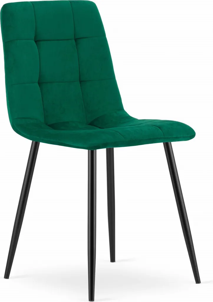 Sedia Valora KARA Verde Scuro - Sedia Moderna per Cucina e Sala - 1