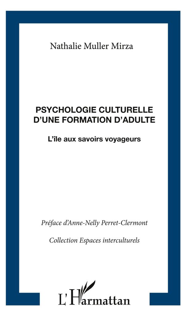 Psychologie culturelle d'une formation d'adulte