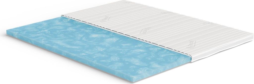 Gelschaum Topper 200x190 cm - Lyocell 3D - Weich - Höhe 7 cm - Gelax RG 50 kg/m³ - Germany - Matratze o. Boxspringbett