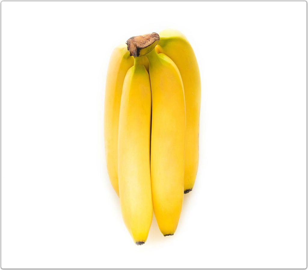 Spritzschutz Herdabdeckplatte Schneidebrett aus Glas Ganze Bananen 1-Teilig (60x52cm)