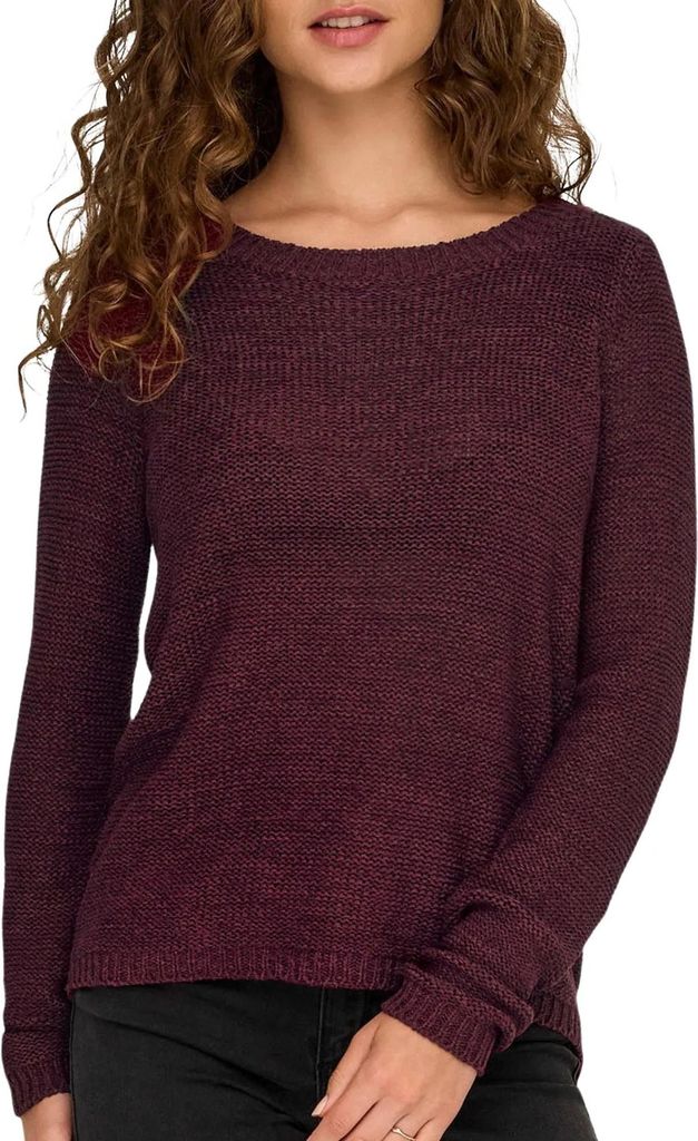 Only Sweater 15113356-CABERNET in Red color size medium