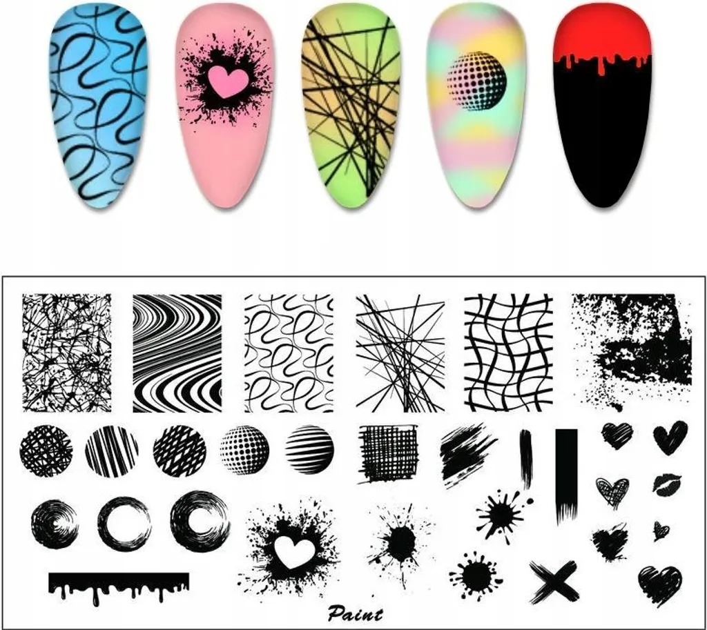 Piastra Stamping JR-113 - Scatena la tua Fantasia sulle Unghie!