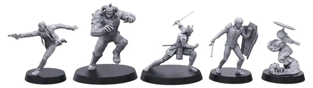 Figurines Shadowrun Corporate Threats pour jeux de rôle sur table