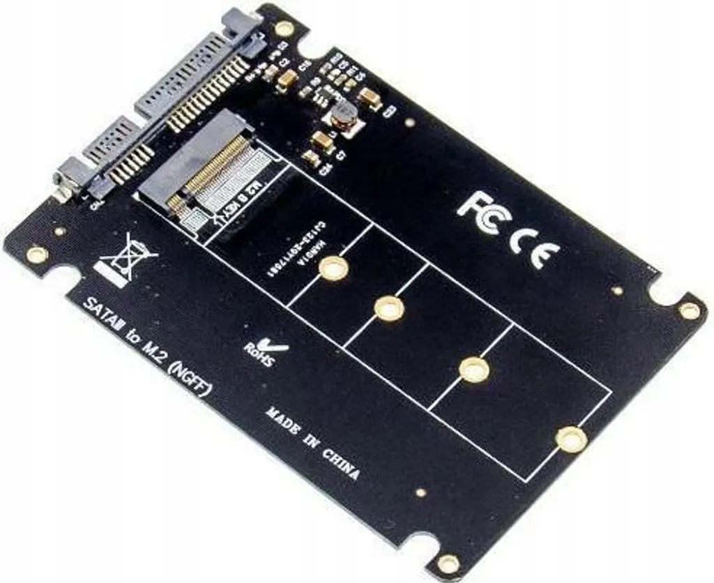 Adaptateur Microconnect MC-SSDSATACONV1 M.2 vers SATA III Intégré