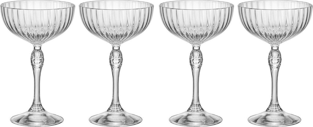 Bormioli Rocco Cocktailgläser America 20's 220 ml - 4 Stücke