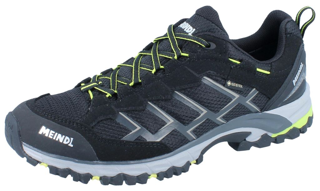 MEINDL Caribe GTX Herren Trekkingschuhe lemon schwarz - Produktbild 