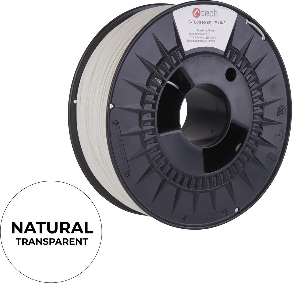C-TECH-Filament PREMIUM LINE natur ASA