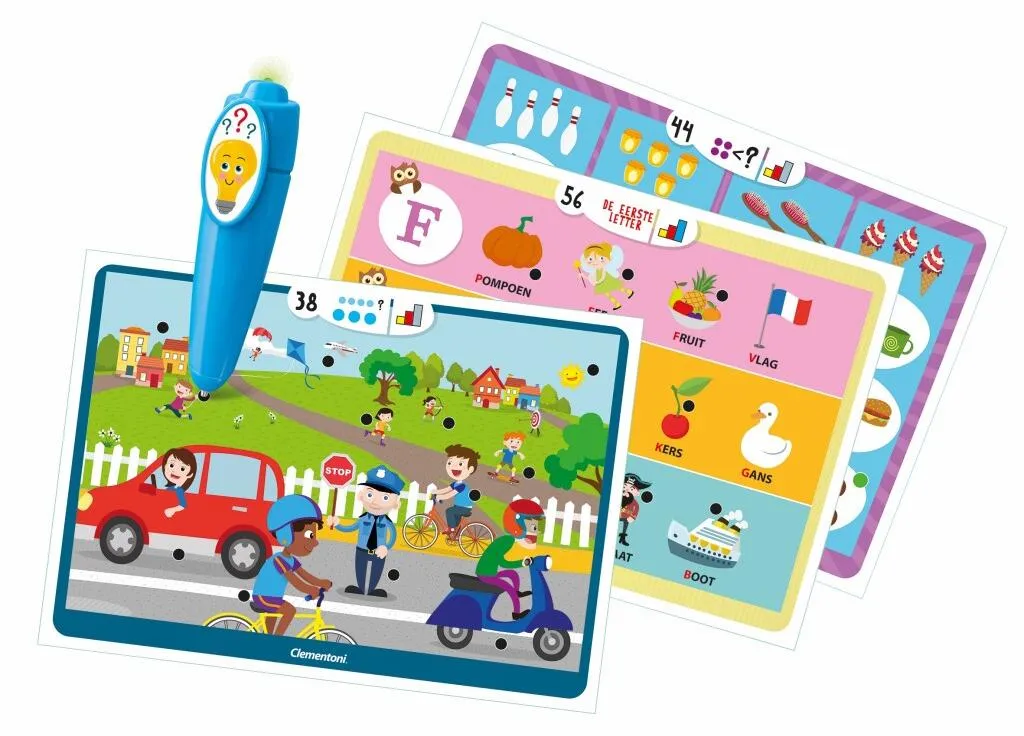 Clementoni Stylo Interactif Jeu Éducatif 66893 Apprendre en s'amusant