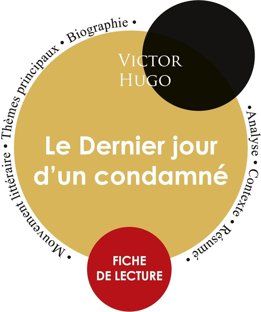 Fiche de lecture Le Dernier jour d'un condamné de Victor Hugo (Étude intégrale)
