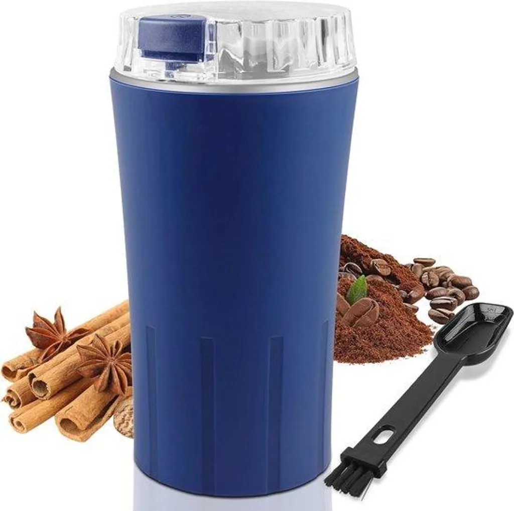 Moulin à café électrique 300W à lames inox ultra-rapides et compact