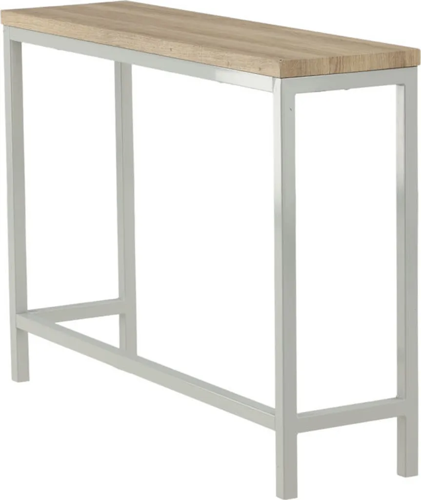 Table console Rise 30x110 cm finition frêne gris avec structure robuste - 3
