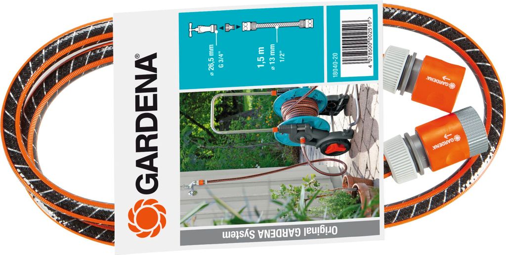 GARDENA prípojka na záhradnú hadicu Comfort FLEX 1,5 m Obrázok produktu 