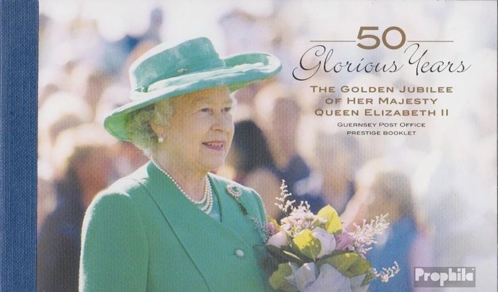 Briefmarken GB - Guernsey 2002 Mi MH45 (kompl.Ausg.) postfrisch Thronjubiläum