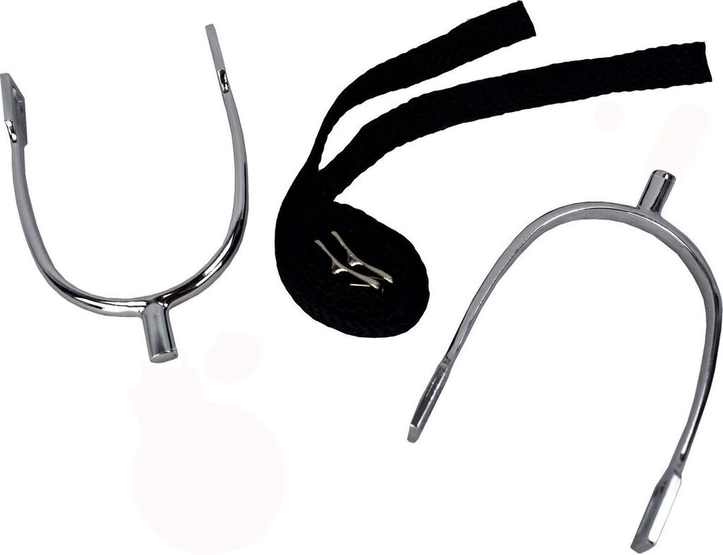 Sporen mit Dorn wählbar in 14, 20, 30 oder 40 mm Länge inkl. Sporenriemen Nylon, Größe:30mm