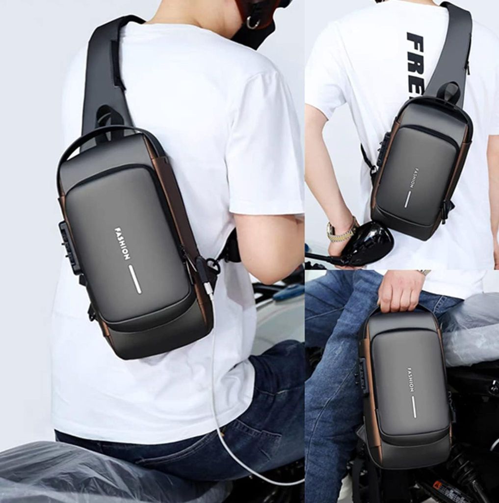 Montego 2-in-1 Sling Bag aus Echtleder für Herren