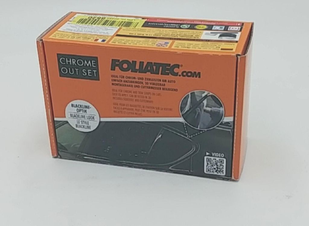 Foliatec Set Chrome Out Noir Brillant Bande de Film 5cm x Image du produit 