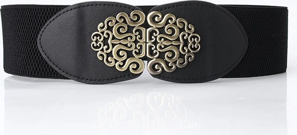 Accessorio Donna Kiara Nera KP12633 - Cintura Stile Retrò Iconica