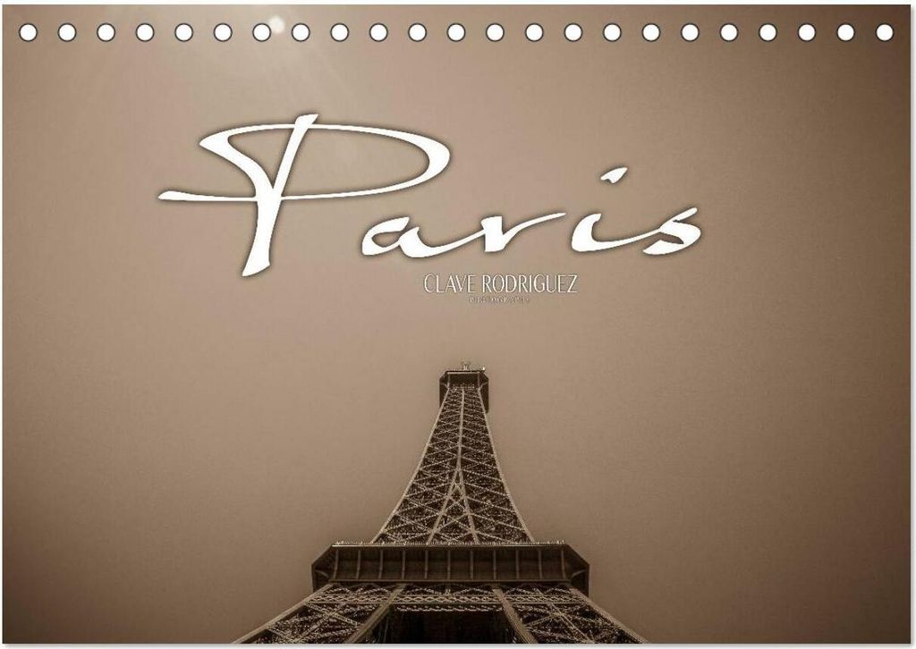 Paris (Tischkalender 2026 DIN A5 quer), CALVENDO Monatskalender