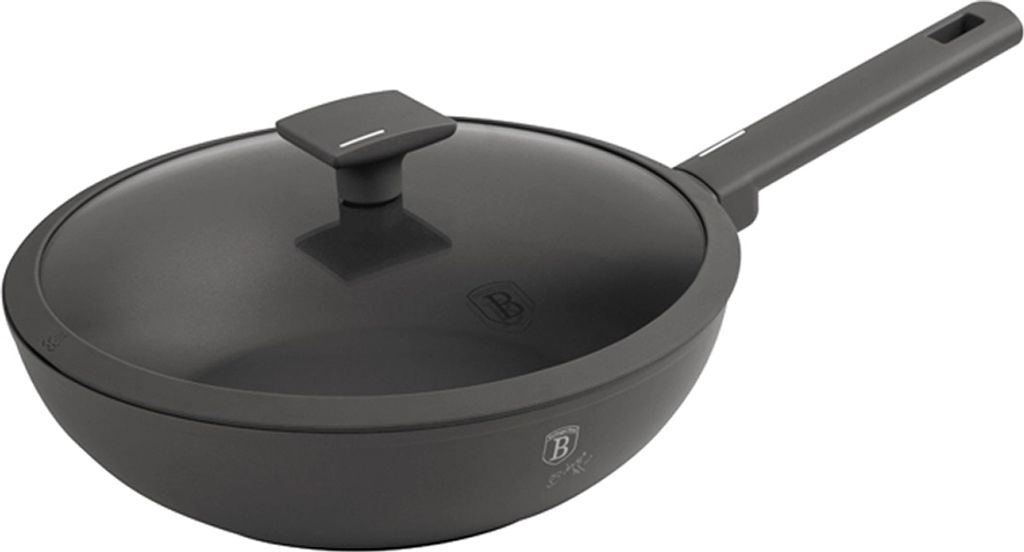 Berlinger Haus Antracit Collection Wok mit Deckel und Produktbild 