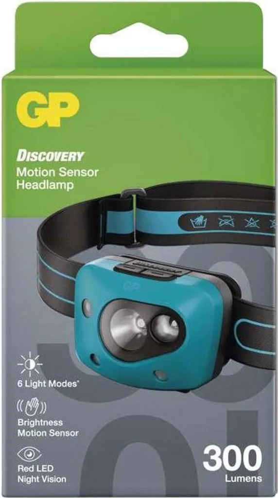 Lampe frontale GP Discovery CH44 - Éclairage LED puissant et ajustable - 19