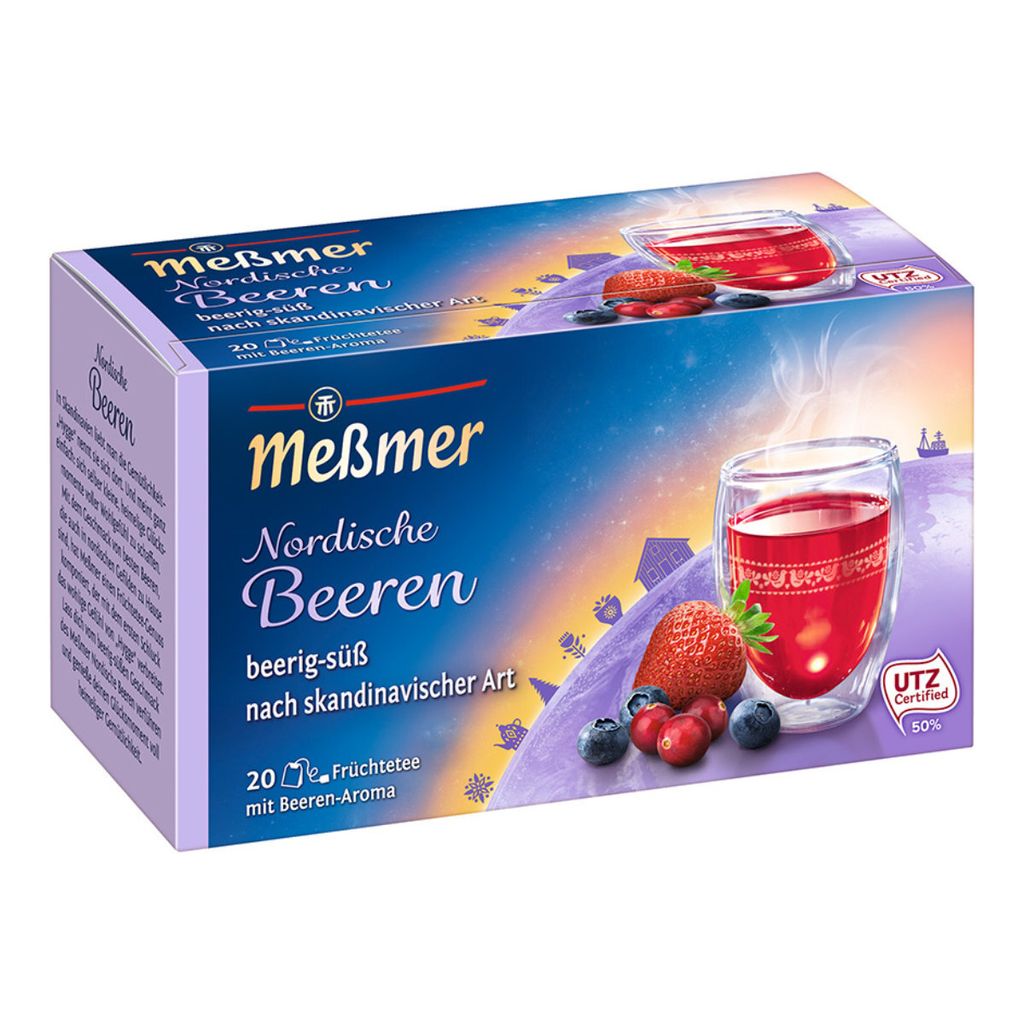 Meßmer Nordische Beere Früchtetee aromatisiert Beeren Produktbild 