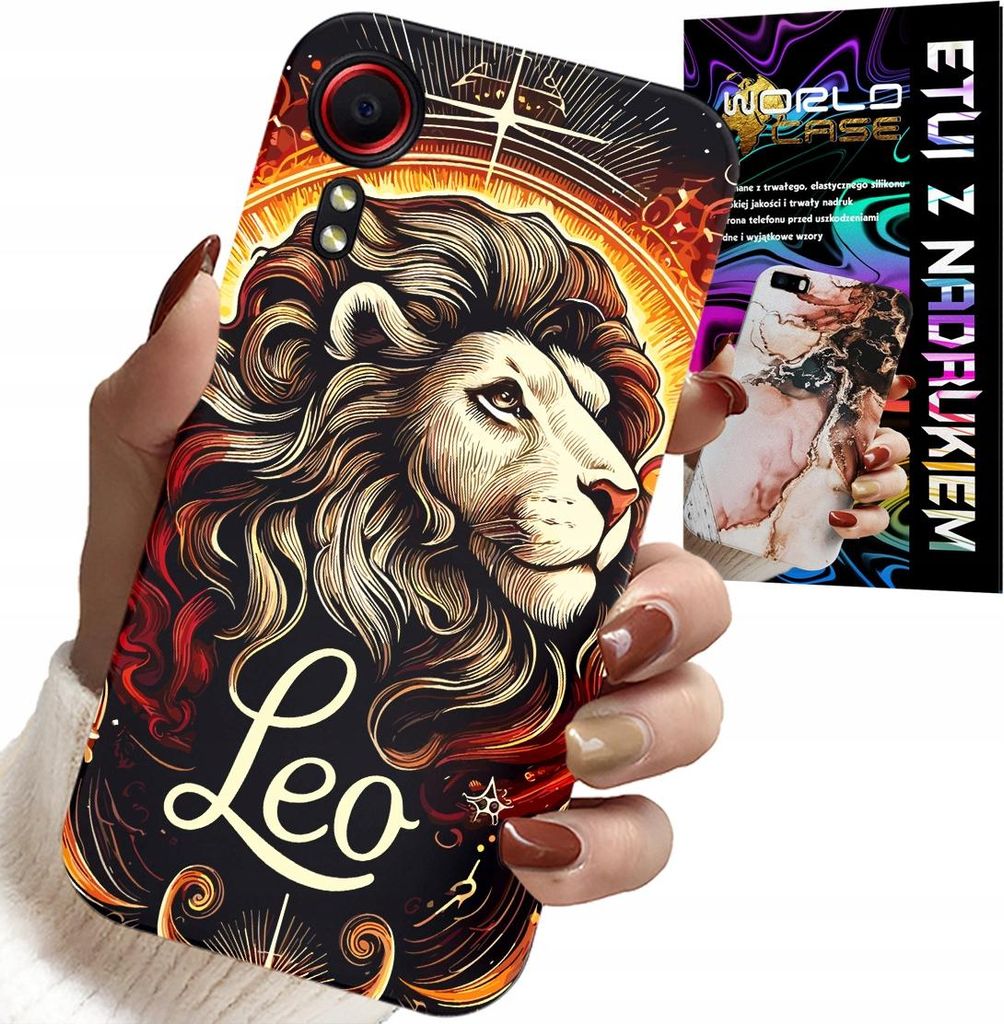 Gehäuse Für Samsung Galaxy Xcover 7 - Löwe, Sternzeichen Astronomie + Glas