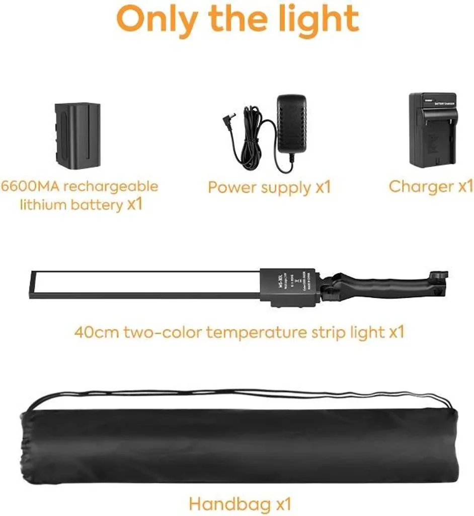 Éclairage de remplissage LED 3 couleurs pour streaming et vlogging