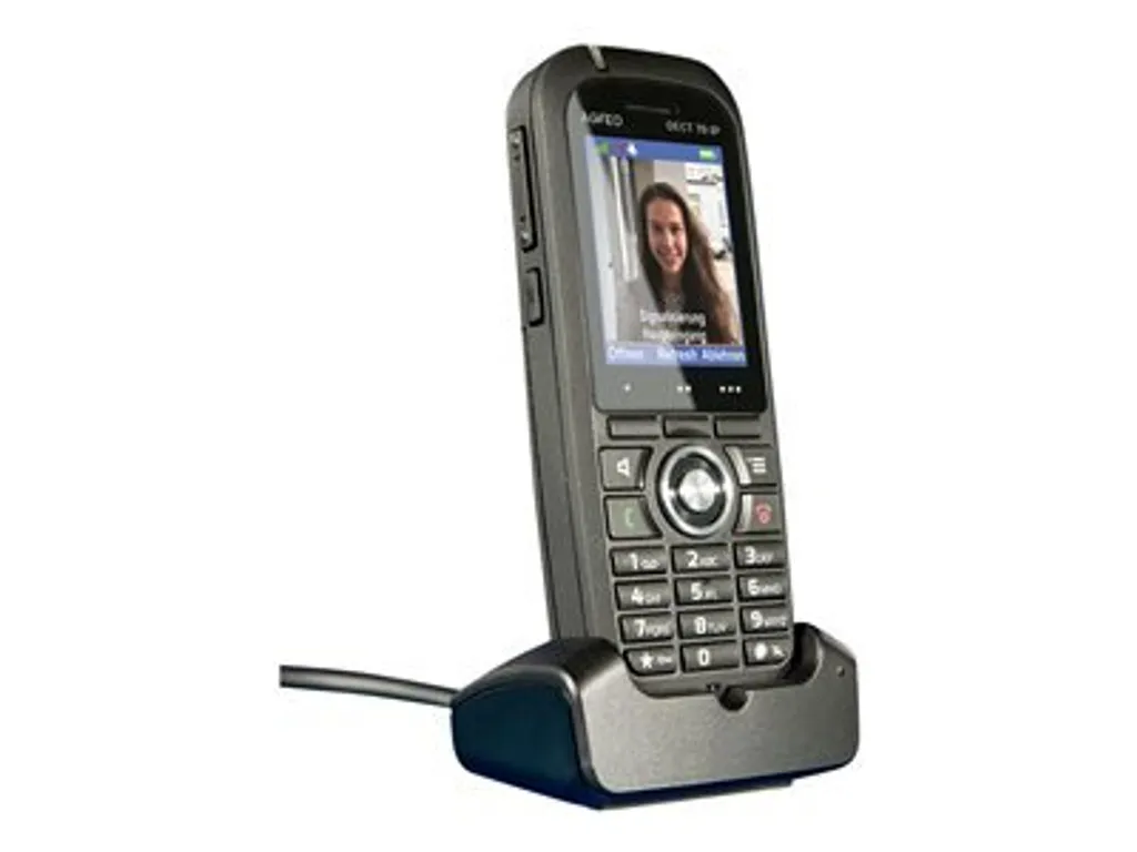 AGFEO Telefon DECT70 IP schwarz - Combiné sans fil professionnel noir
