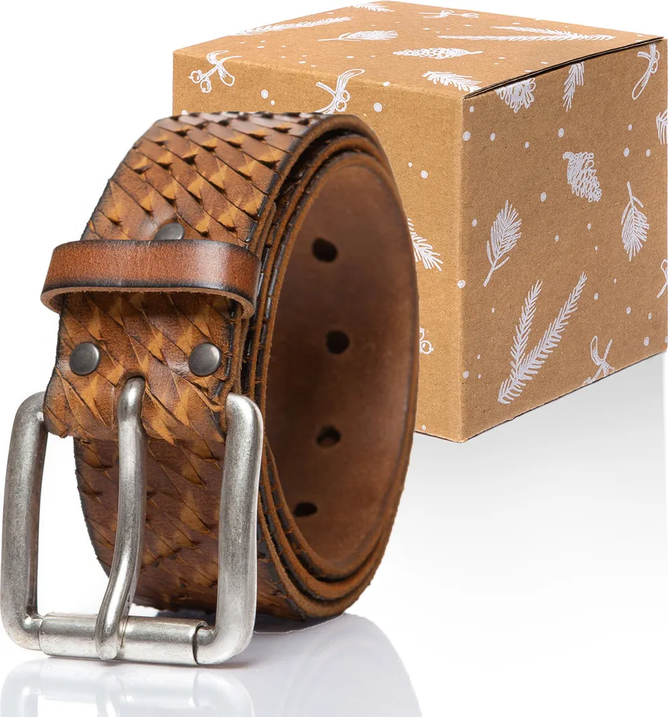 Cintura in pelle Mustang SOPO-MUS076 645 Cintura in pelle da 45 mm