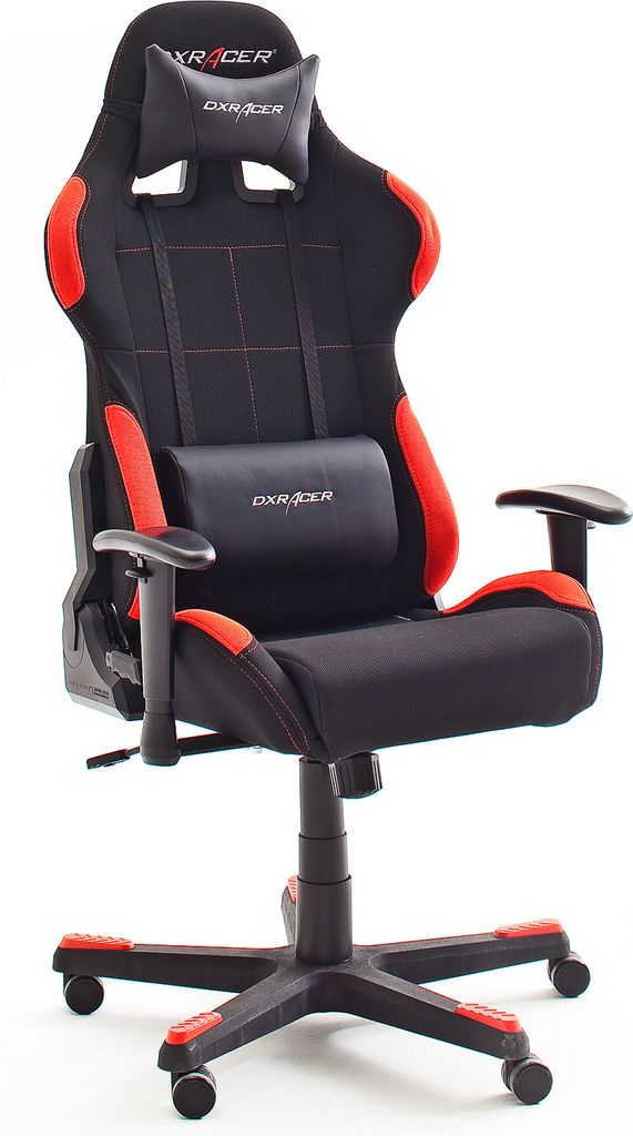 DXRacer Formula F01 Gaming Chair, schwarz-rot
