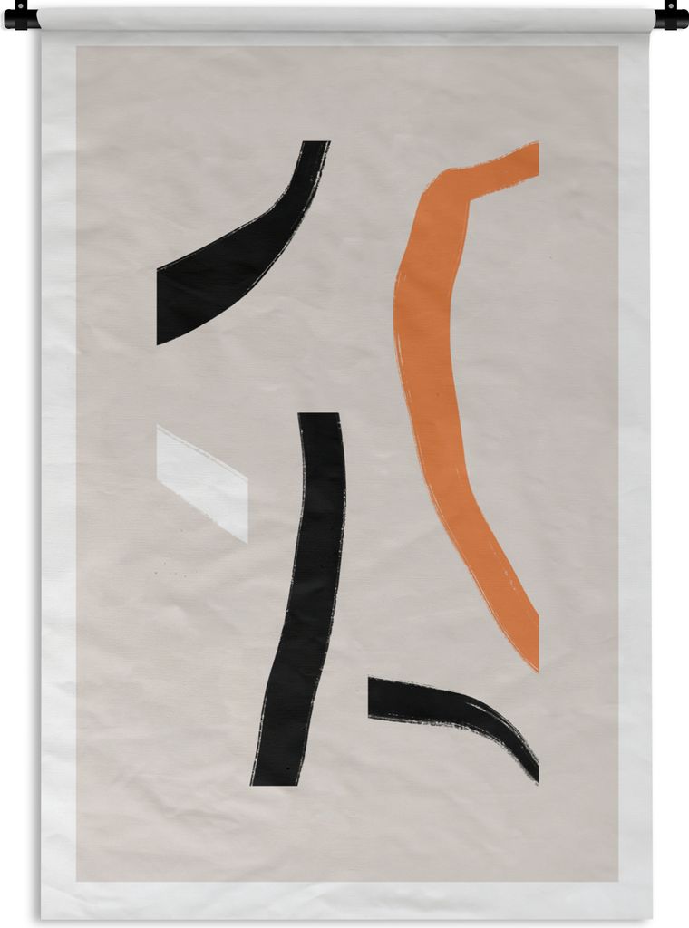 MuchoWow Wandteppich Wandbehang Abstrakt - Pastell - Design 120x180 cm Tapisserie Dekoration Wandtuch - Schlafzimmer - Dekorationen für das Haus