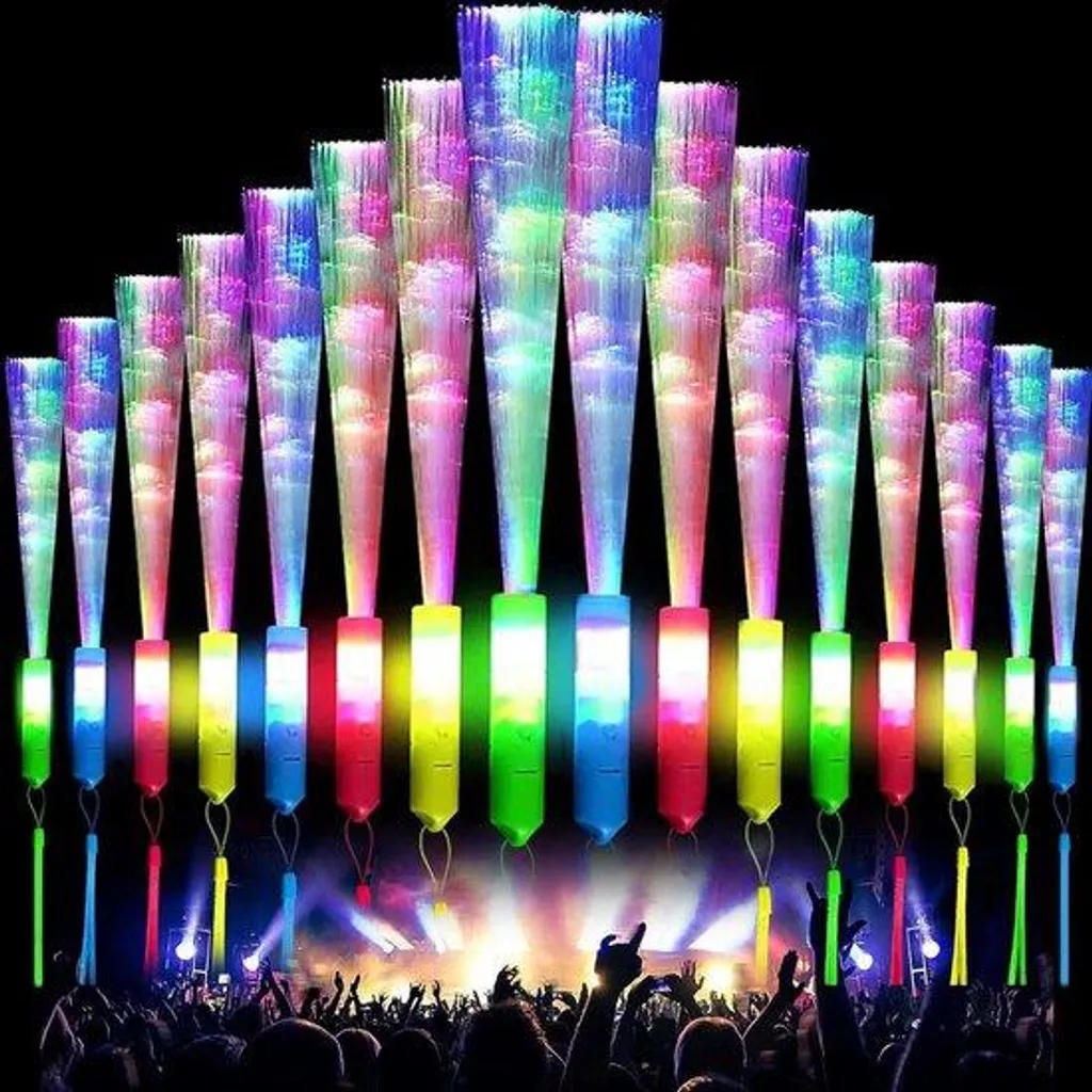 Bâton lumineux LED sécurisé pour enfants - Alternative sûre lot de 16