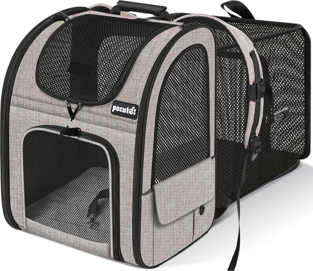 Pecute Hunderucksack Faltbar Erweiterbar Katzenrucksack Produktbild 