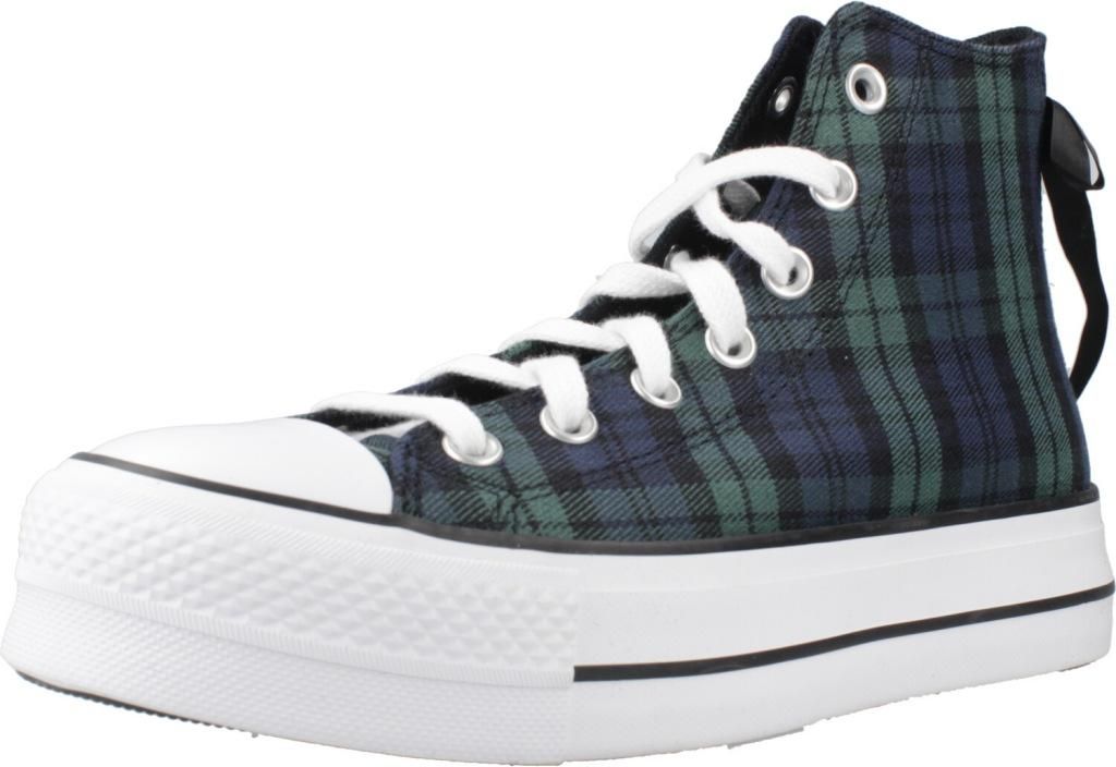 CONVERSE CHUCK TAYLOR ALL STAR LIFT PLATFORM PLAID Grün