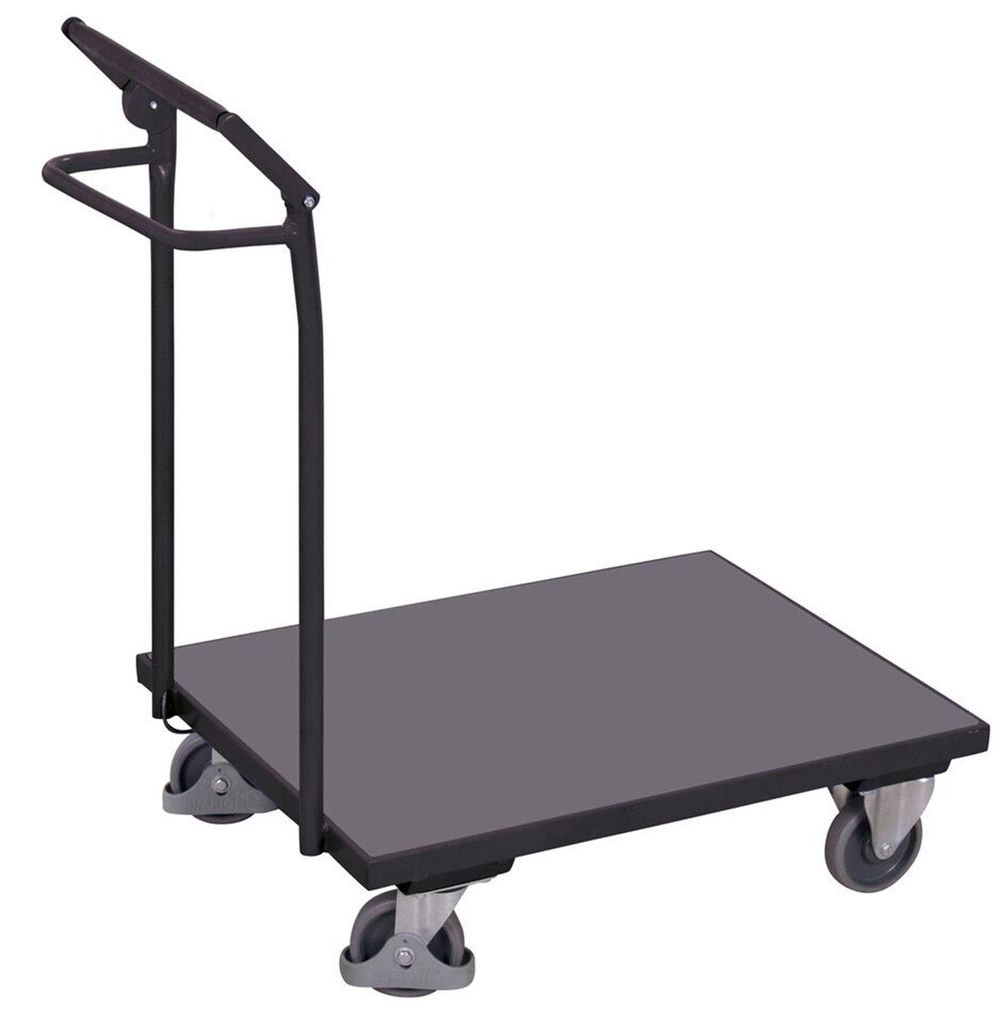 VARIOfit Schiebebügelwagen mit Totmannbremse Anthrazitgrau RAL 7016
