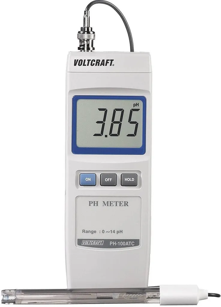 Stabilisez votre pH avec le pH-mètre Voltcraft PH-100 ATC haute précision