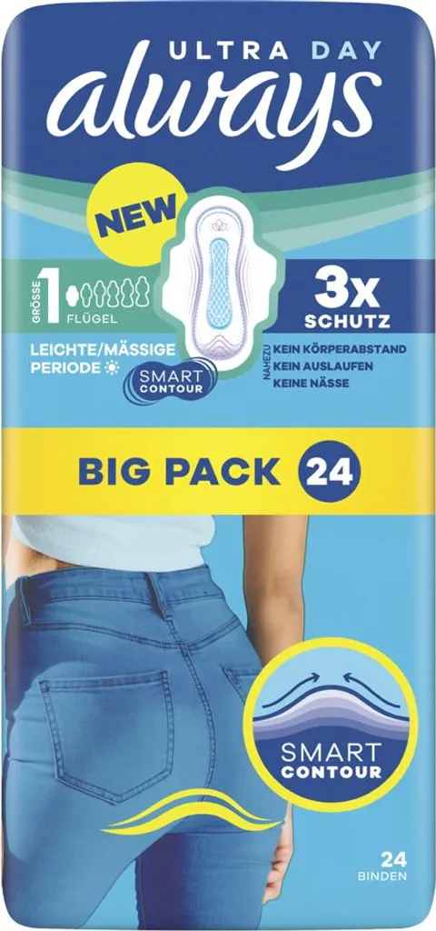 Always 8006530125819 Serviette Hygiénique Ultra Day Normale BigPack